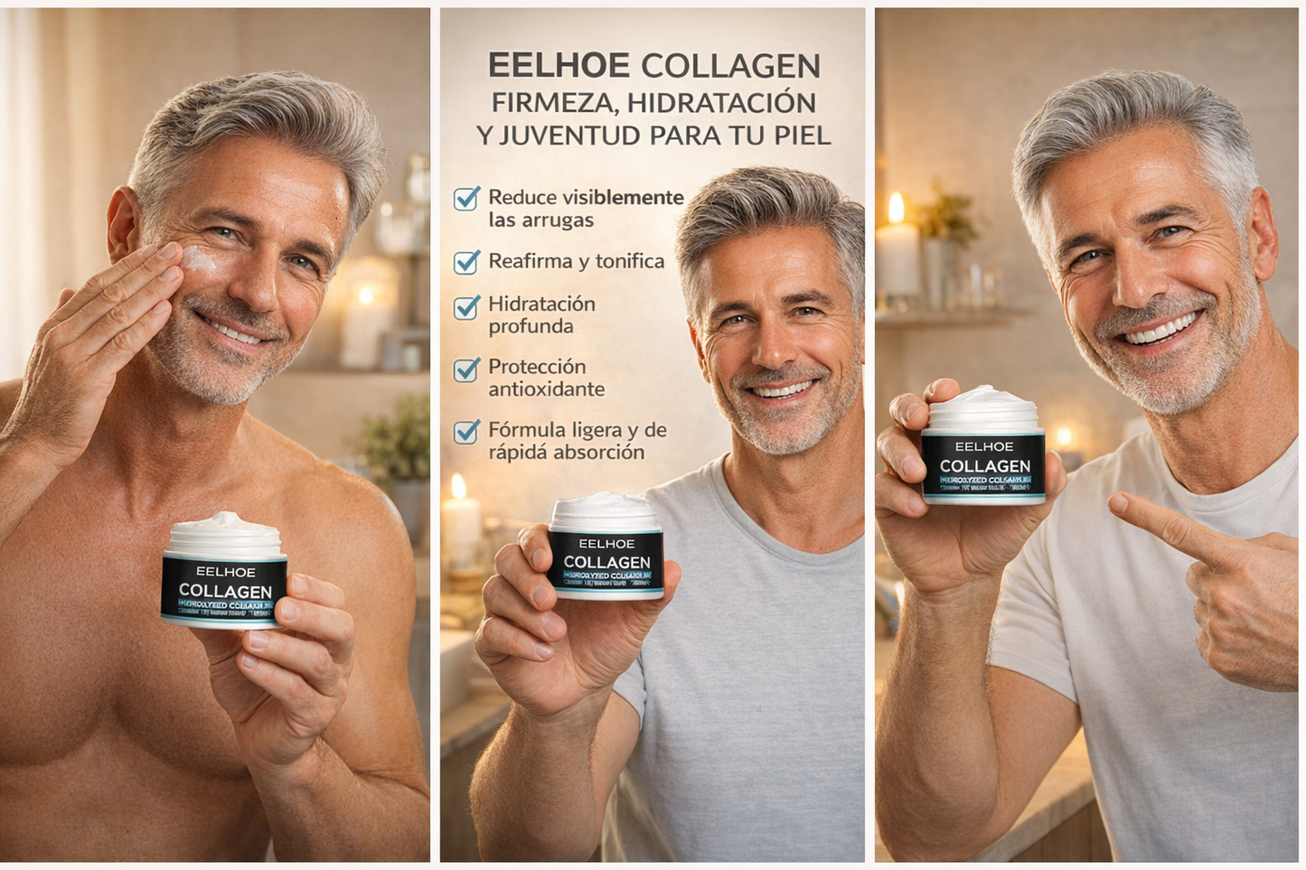 EELHOE COLLAGEN - Crema Antiarrugas Para Hombre