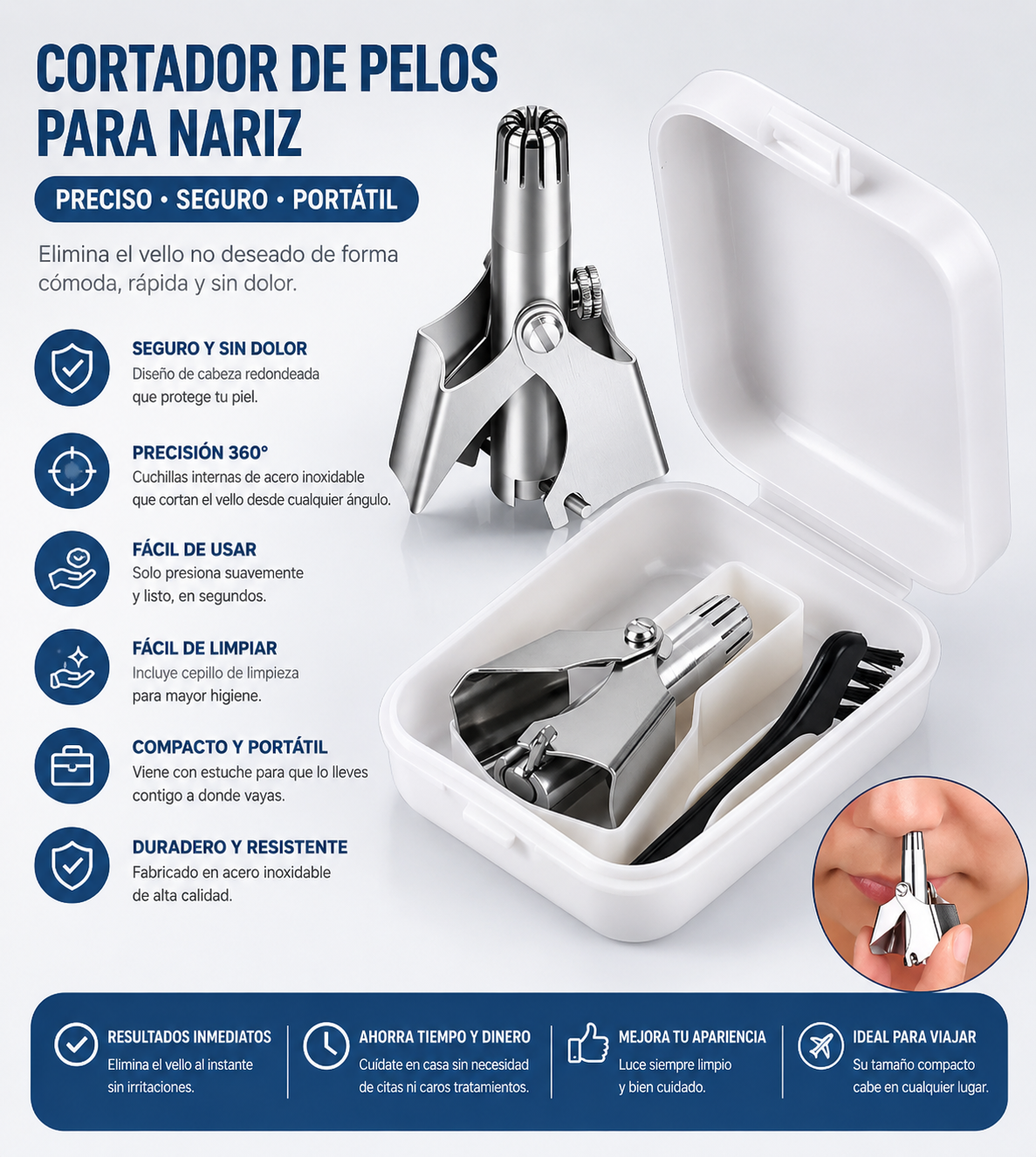 Recortador Manual Nasal & Orejas™ Original